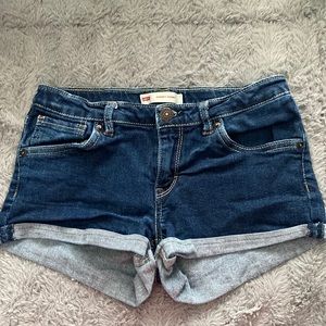Levi’s shorty short jean shorts